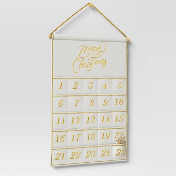 Threshold Holiday New Threshold Merry Christmas Whitegold Metallic